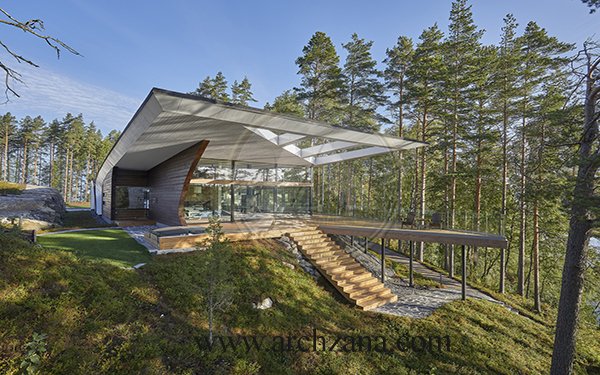 بهترین طراحی خانه ویلایی 2017،ویلای مواج،فنلاند